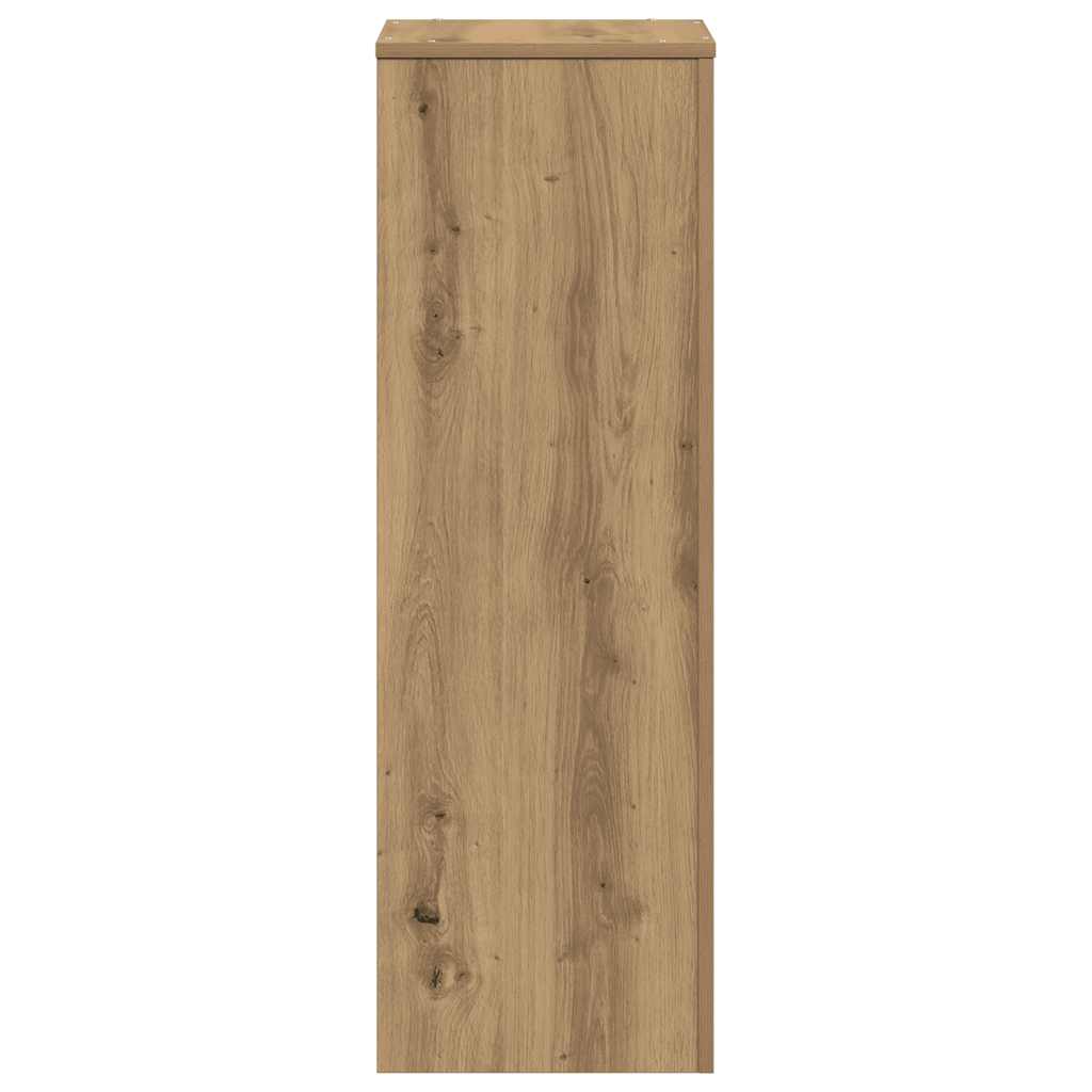 Stalak za biljke boja hrasta 33 x 33 x 100 cm konstruirano drvo