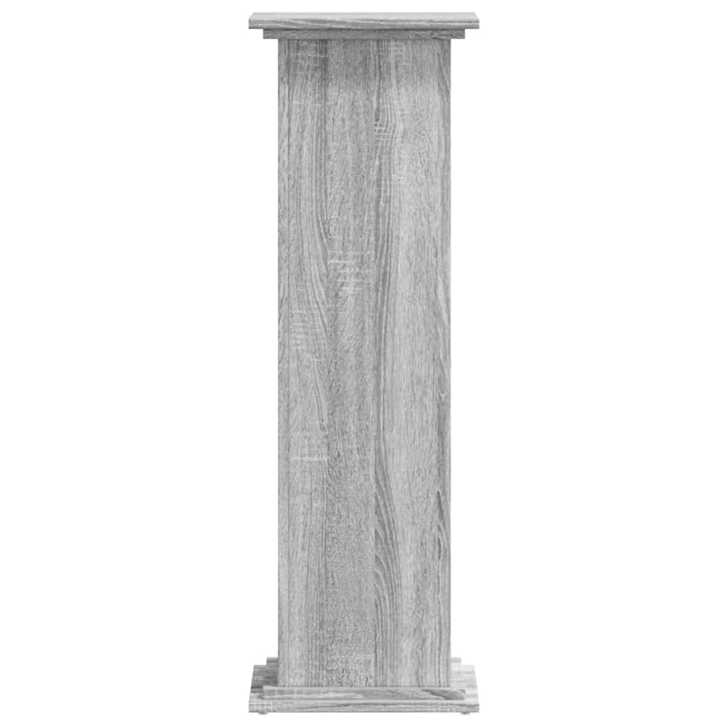 Stalak za biljke boja hrasta 33 x 33 x 100 cm konstruirano drvo