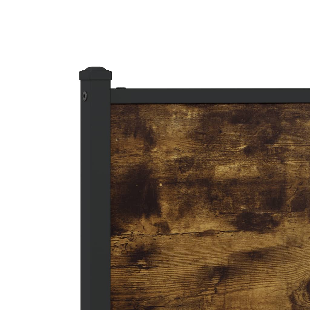 Metalni okvir kreveta bez madraca boja hrasta 90x200 cm