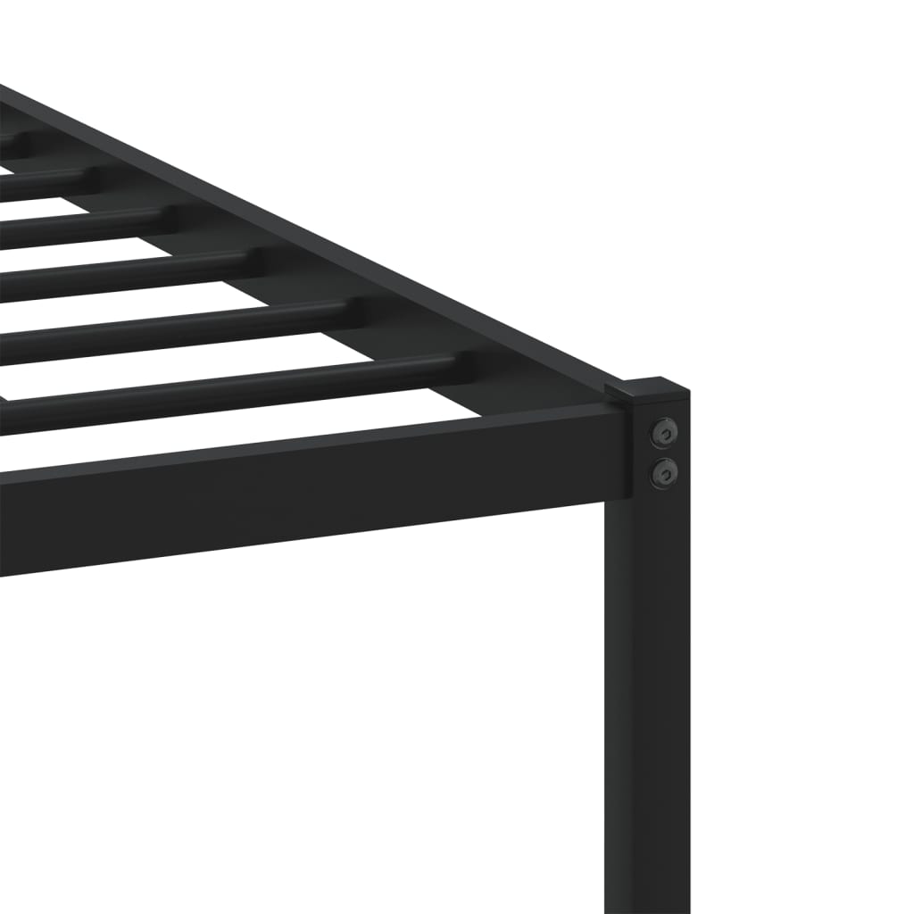 Metalni okvir kreveta bez madraca boja hrasta 160x200 cm