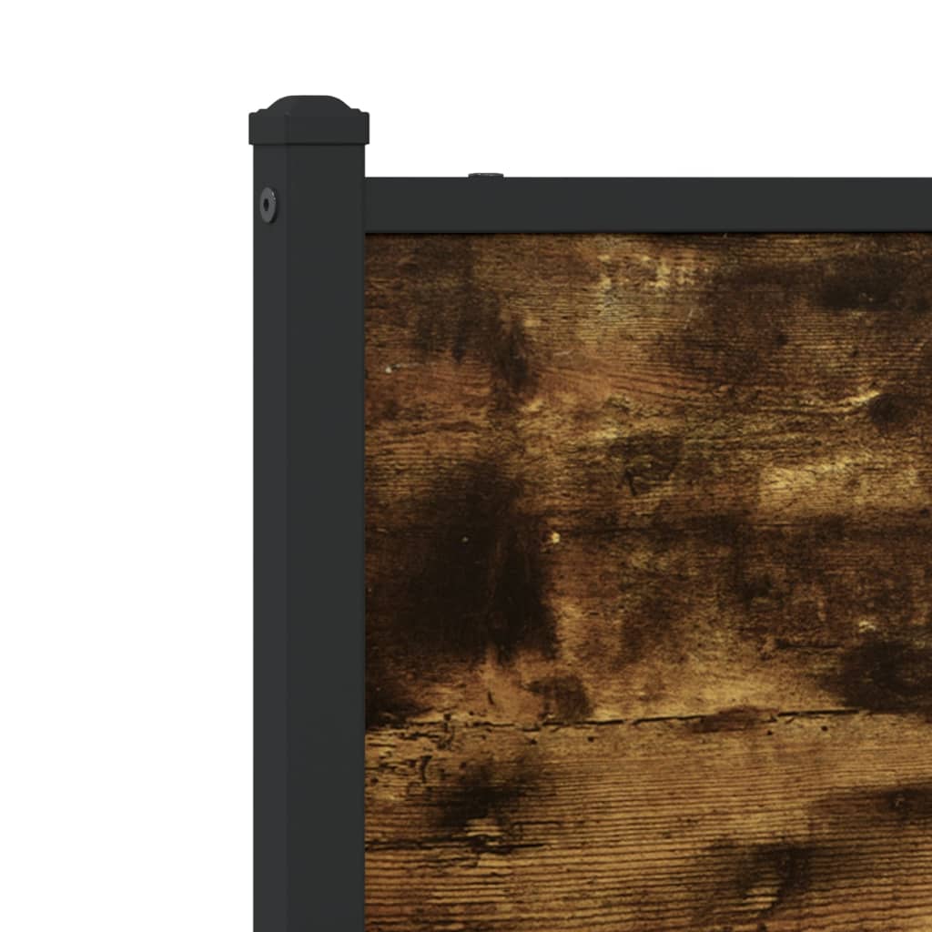 Metalni okvir kreveta bez madraca boja hrasta 100x190 cm