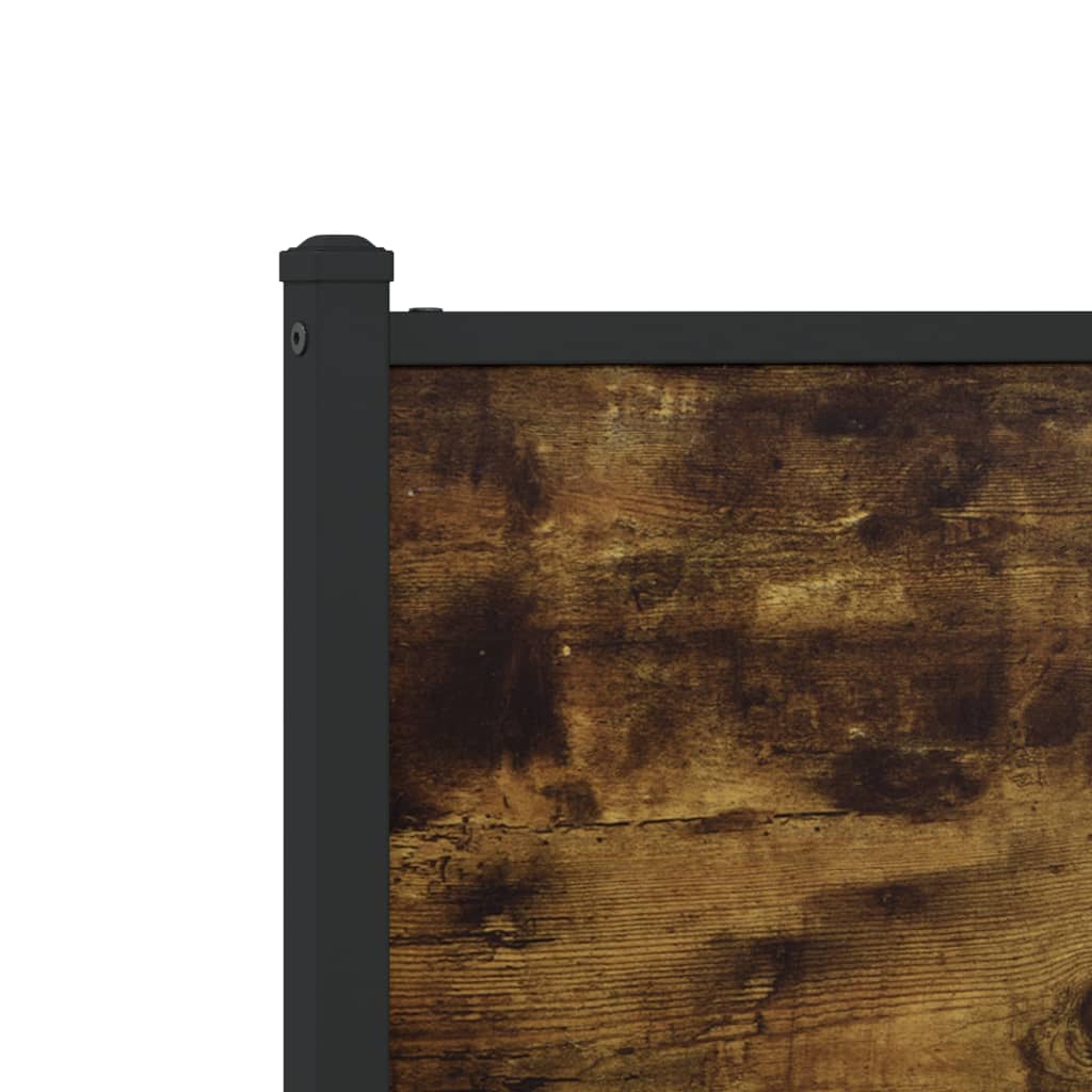 Metalni okvir kreveta bez madraca boja hrasta 100x190 cm