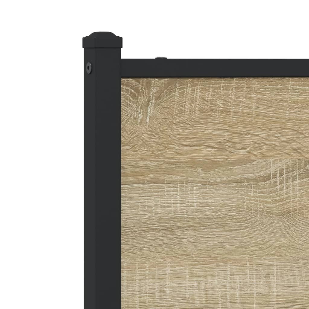 Metalni okvir kreveta bez madraca boja hrasta sonome 90x200 cm