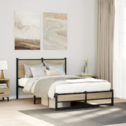 Metalni okvir kreveta bez madraca boja hrasta sonome 120x190 cm