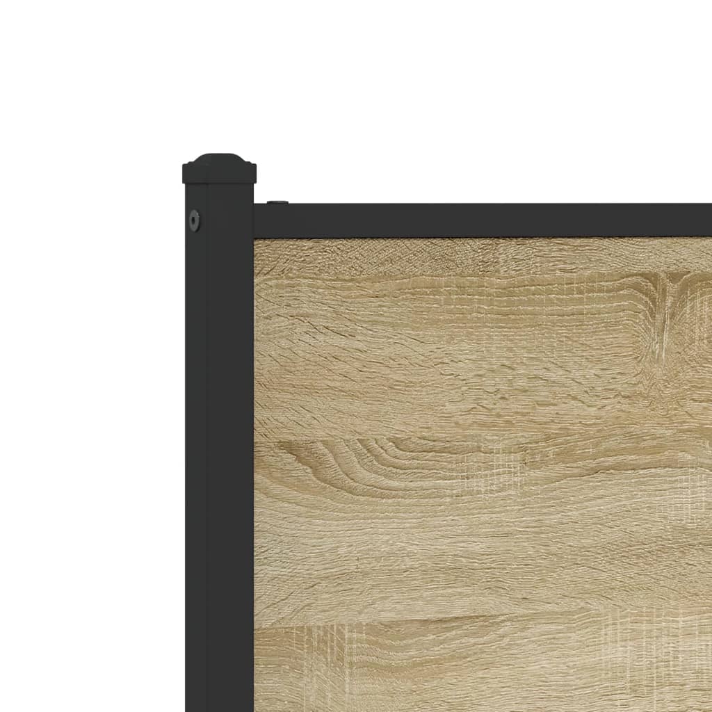 Metalni okvir kreveta bez madraca boja hrasta sonome 90x190 cm