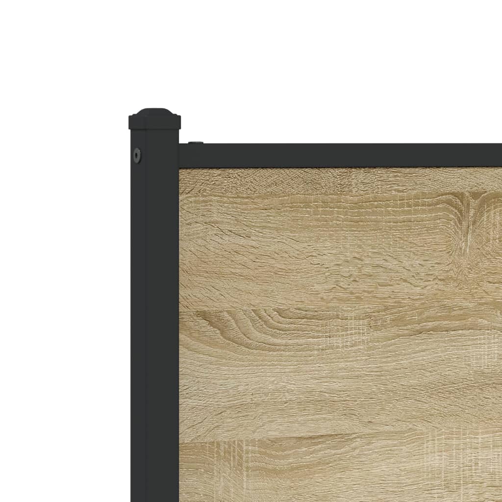 Metalni okvir kreveta bez madraca boja hrasta sonome 90x200 cm