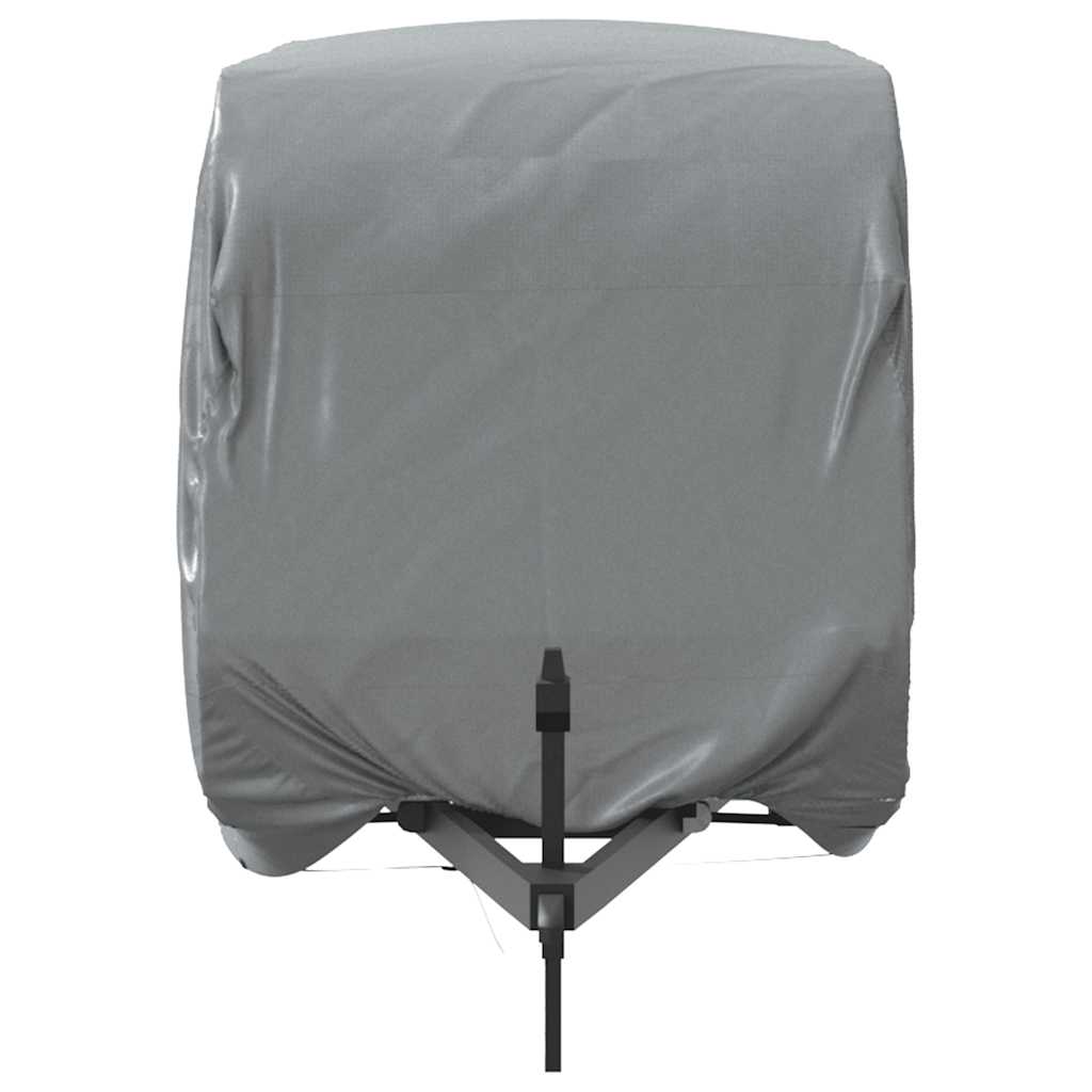 Navlaka za karavan siva 610x250x220 cm netkana tkanina