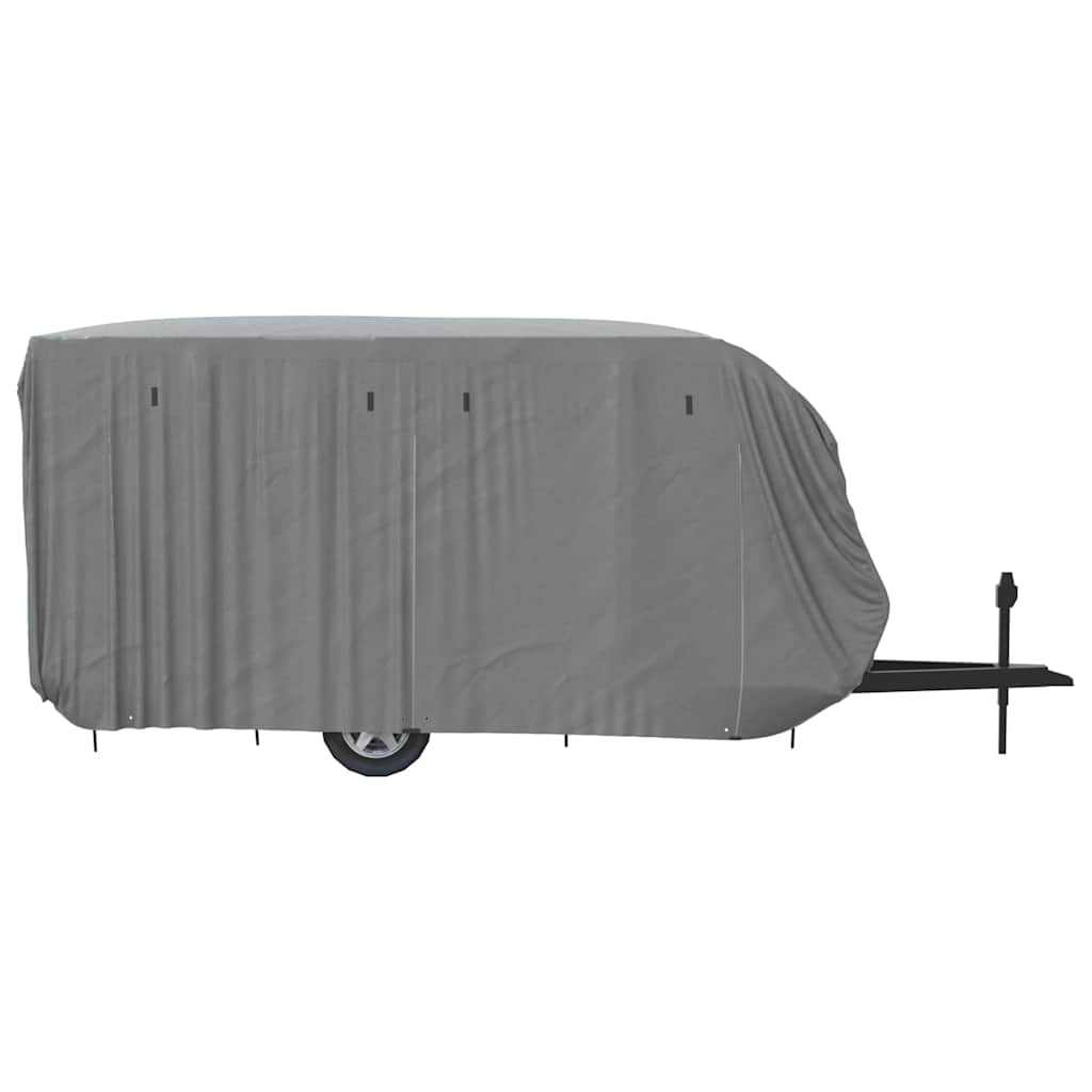 Navlaka za karavan siva 610x250x220 cm netkana tkanina