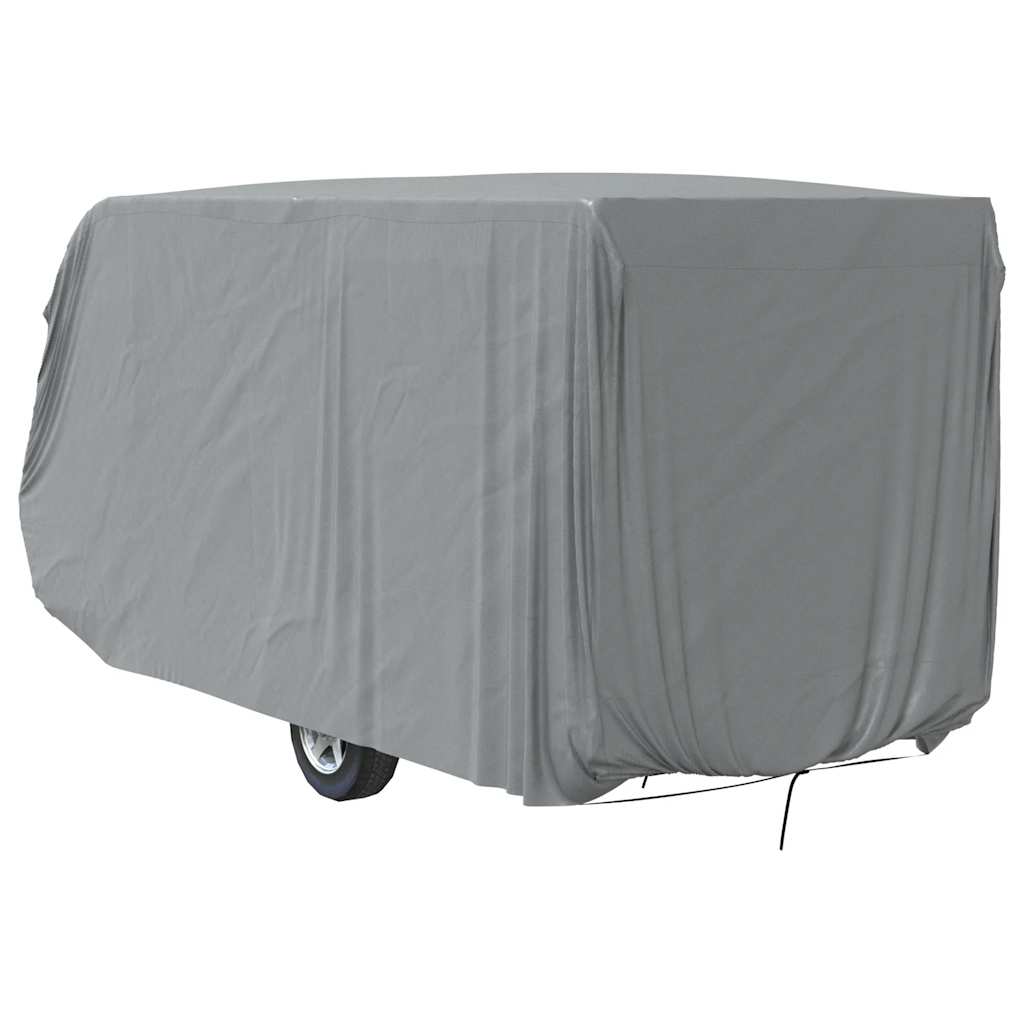Navlaka za karavan siva 610x250x220 cm netkana tkanina