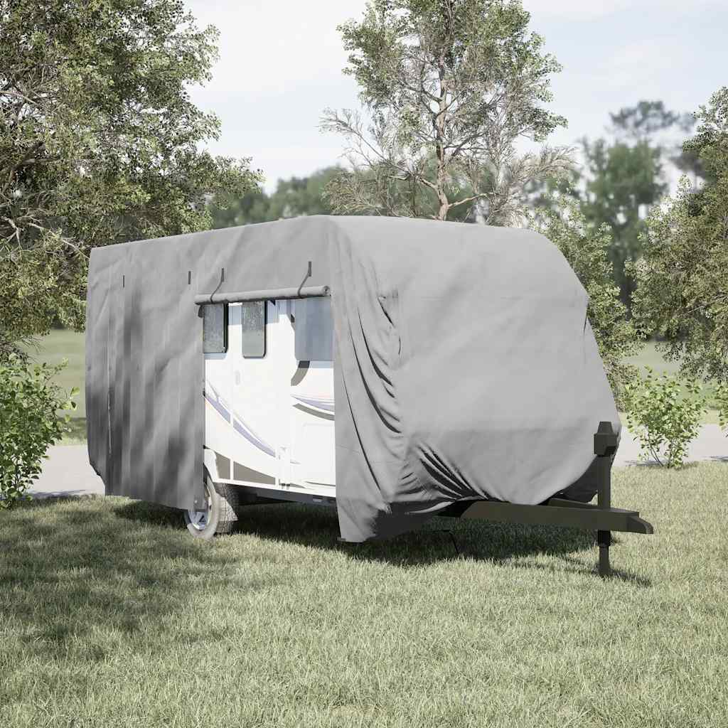 Navlaka za karavan siva 670x250x220 cm netkana tkanina