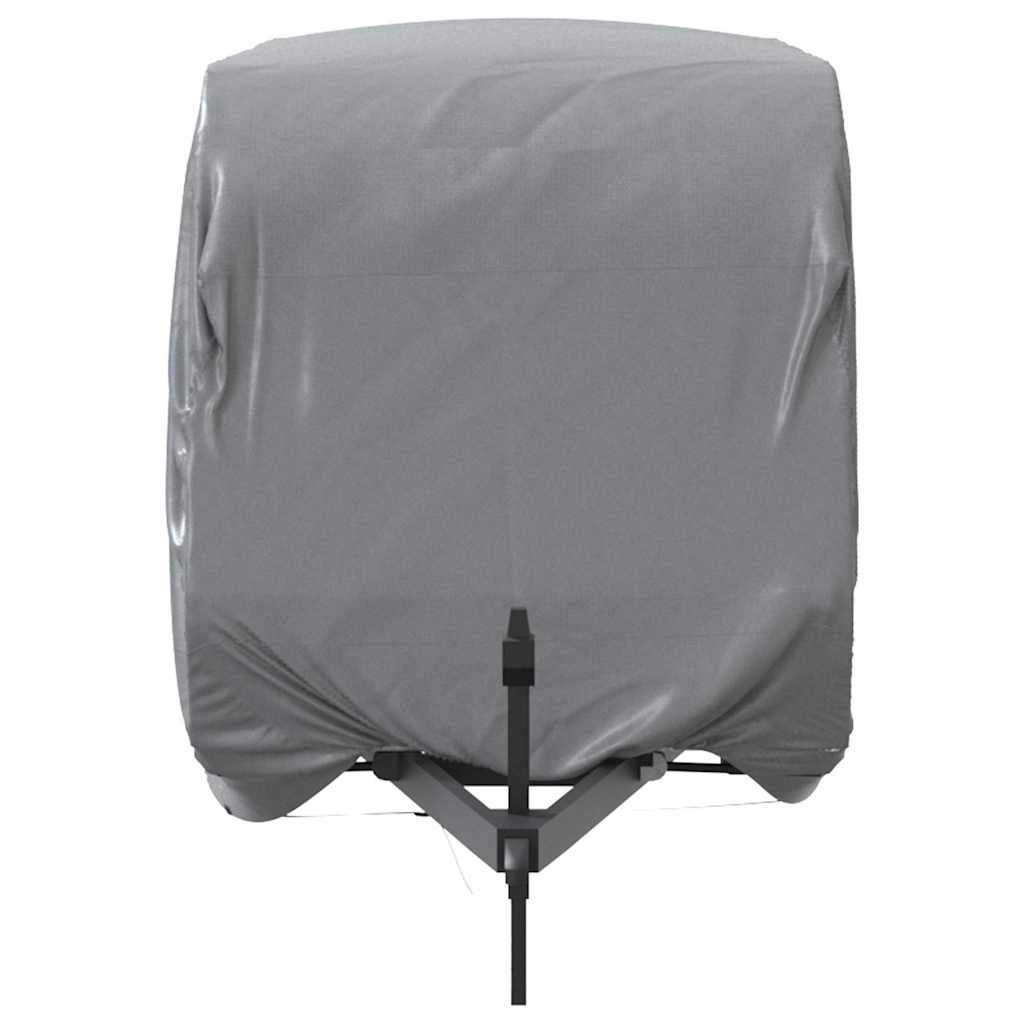 Navlaka za karavan siva 670x250x220 cm netkana tkanina