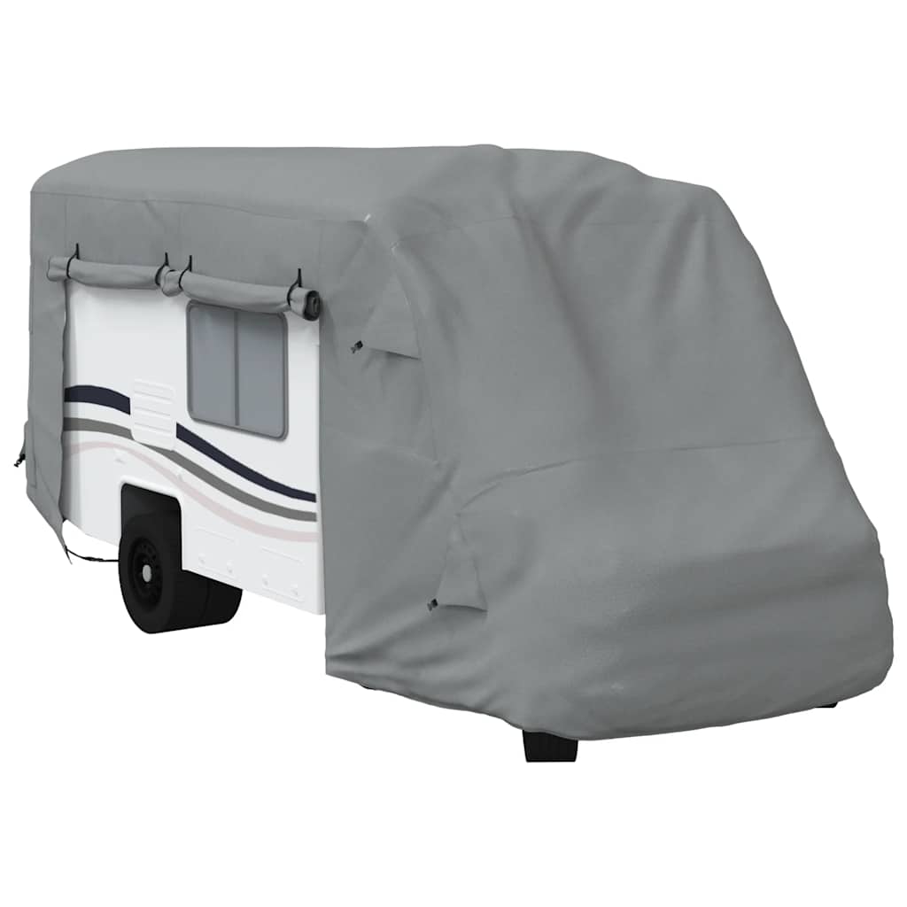 Navlake za kamper sive 610x235x275 cm netkana tkanina