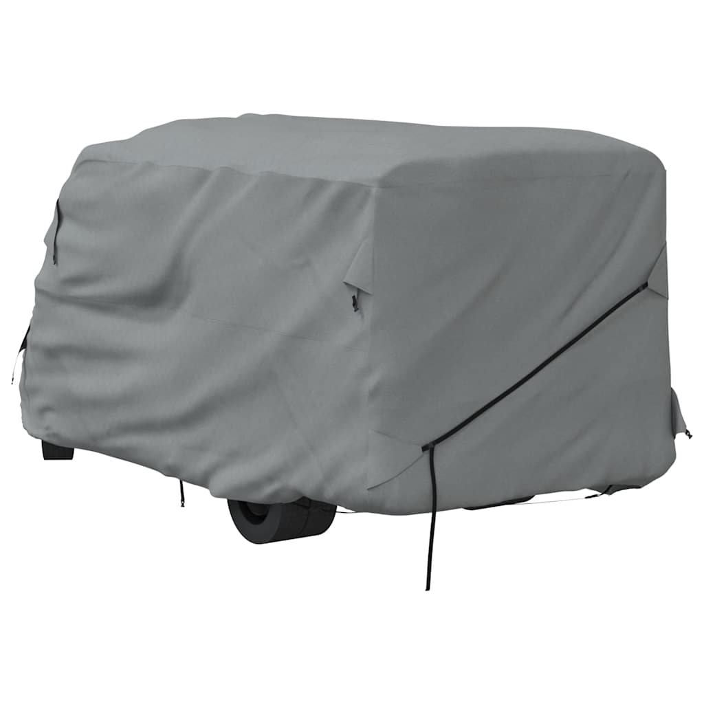 Navlake za kamper sive 610x235x275 cm netkana tkanina