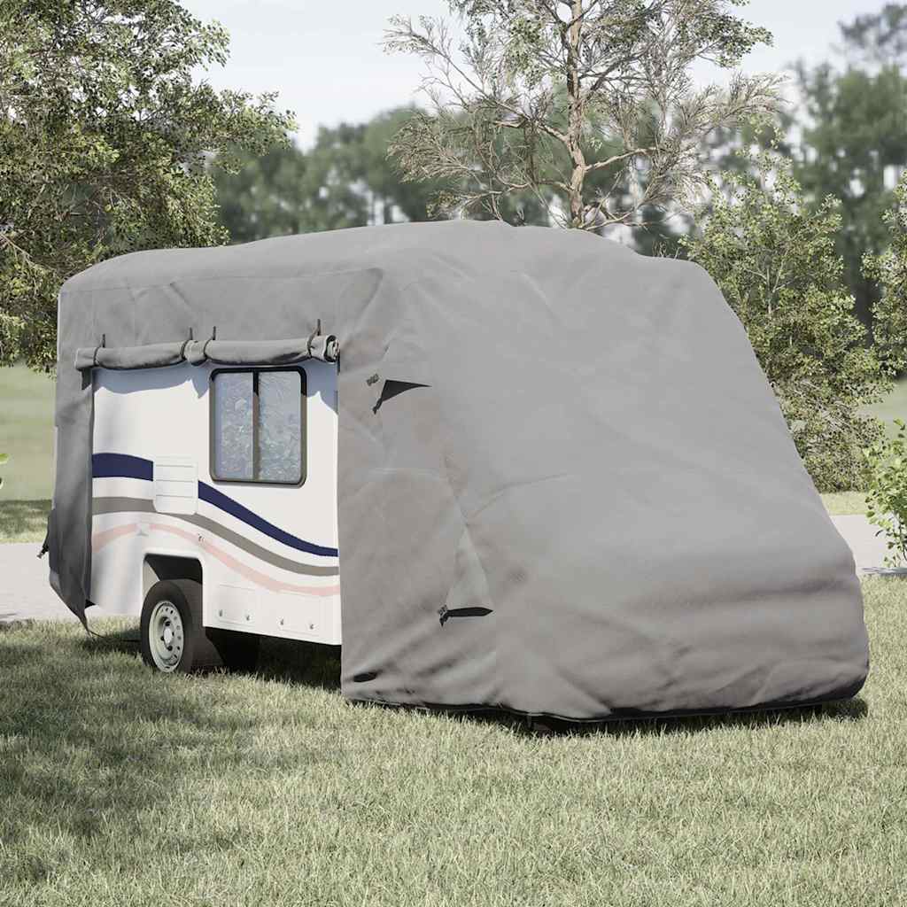Navlake za kamper sive 610x235x275 cm netkana tkanina
