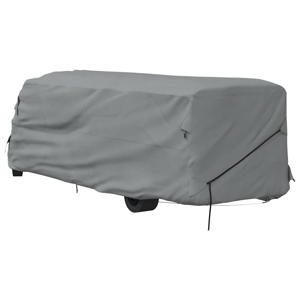 Navlake za kamper sive 870x235x275 cm netkana tkanina