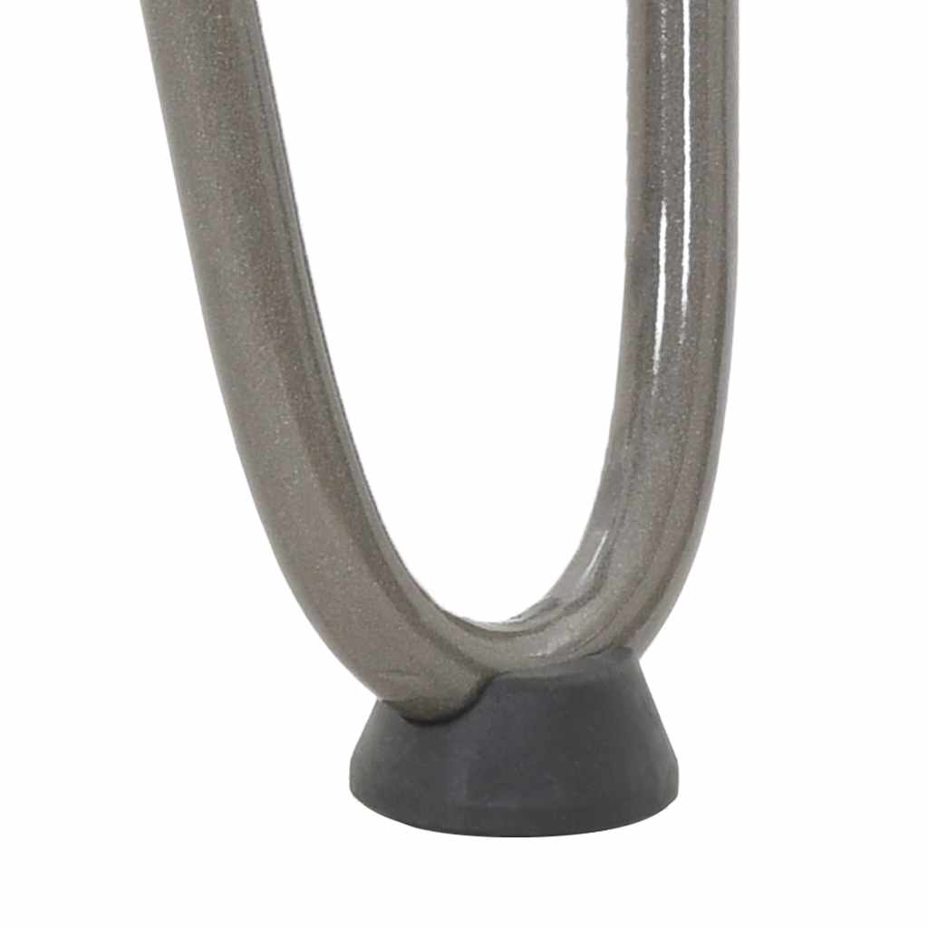 Noge s ukosnicama za stolić za kavu 4 kom. Prirodni čelik 30 cm Puni čelik