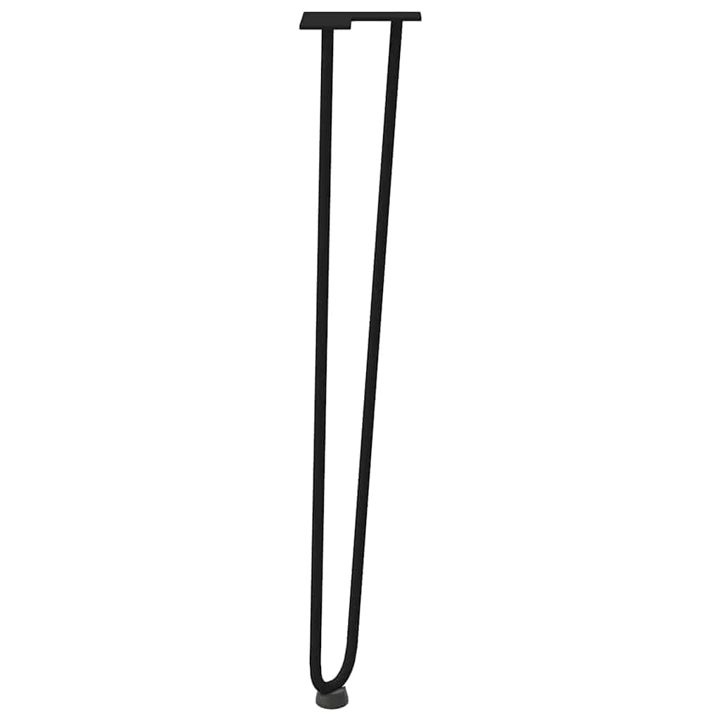 ukosne noge za konzolne stoliće za konzolni stolić od 4 kom. Crne 72 cm Puni čelik