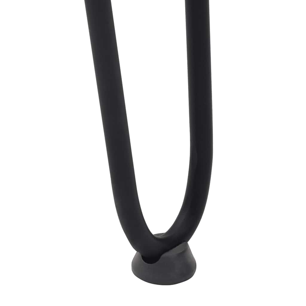 ukosne noge za konzolne stoliće za konzolni stolić od 4 kom. Crne 72 cm Puni čelik