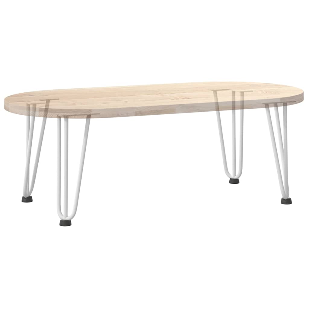 Noge s ukosnicama za stolić za kavu 4 kom. bijele 30 cm, puni čelik