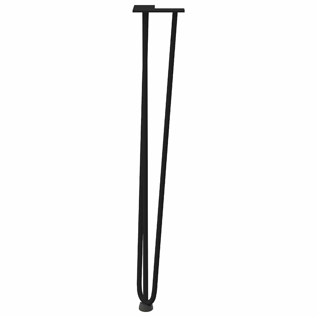 ukosne noge za konzolne stoliće za konzolni stolić od 4 kom. Crne 72 cm Puni čelik