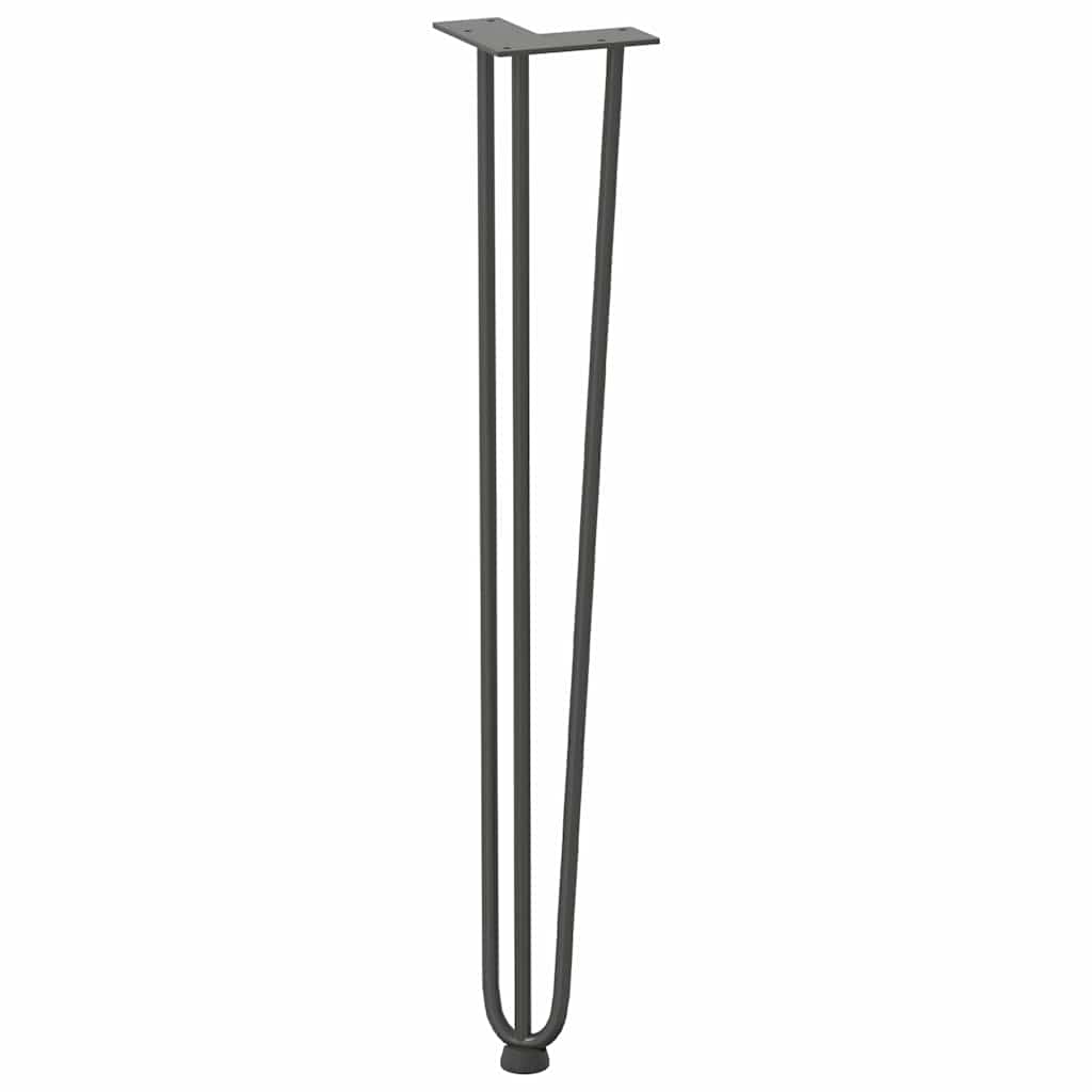 ukosne noge za konzolne stoliće za konzolni stolić 4 kom. antracit 72 cm puni čelik