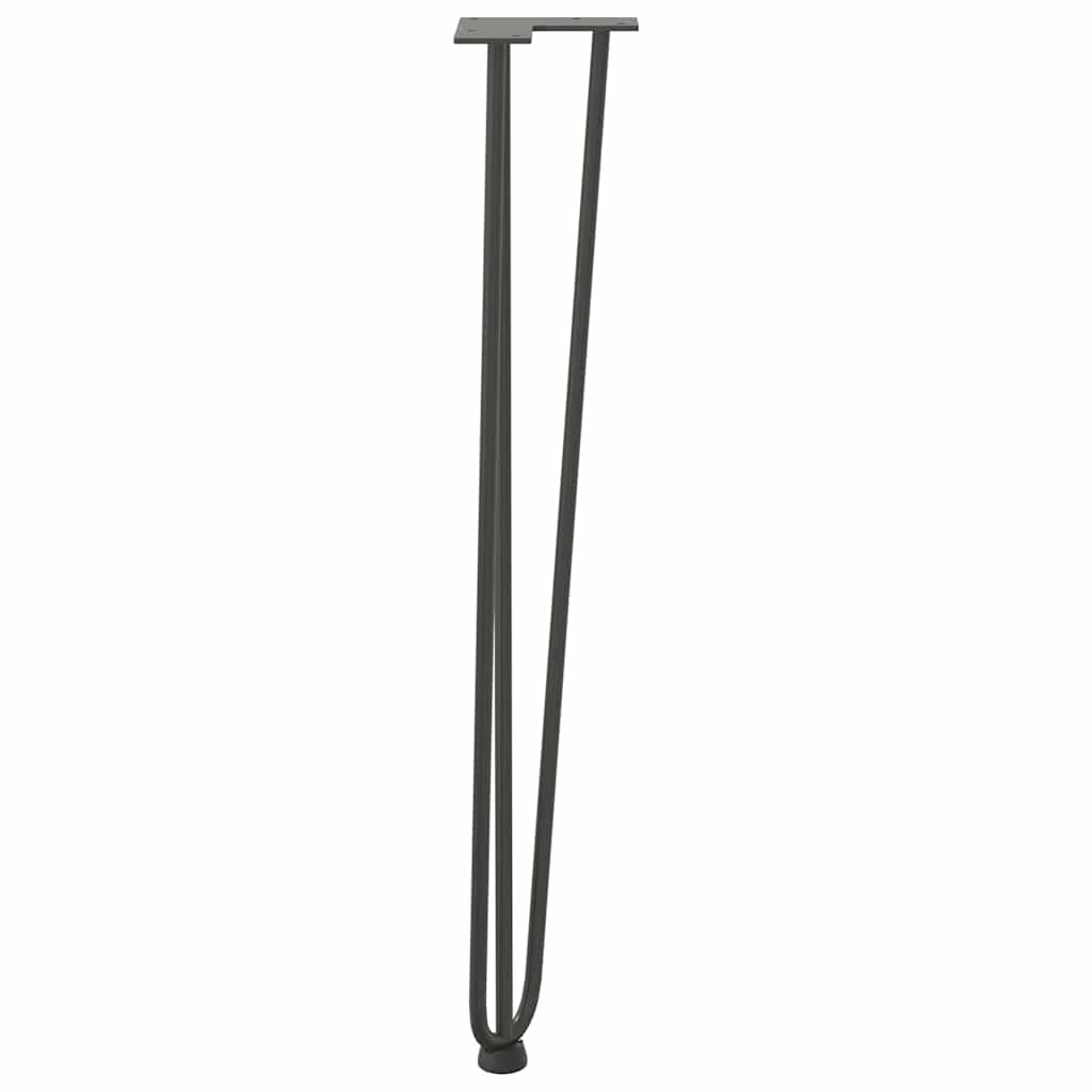ukosne noge za konzolne stoliće za konzolni stolić 4 kom. antracit 72 cm puni čelik
