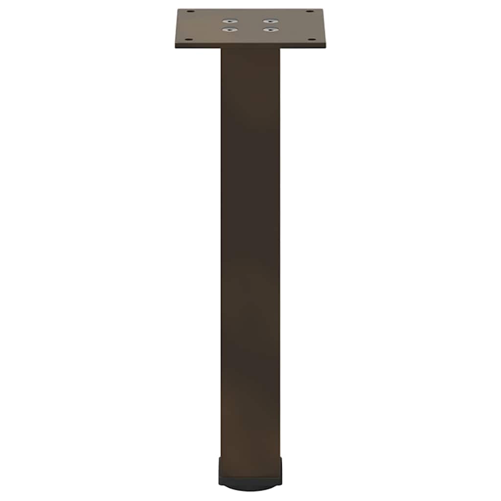 Noge za klub stolić 4 kom. Prirodni čelik 30-32 cm Čelik
