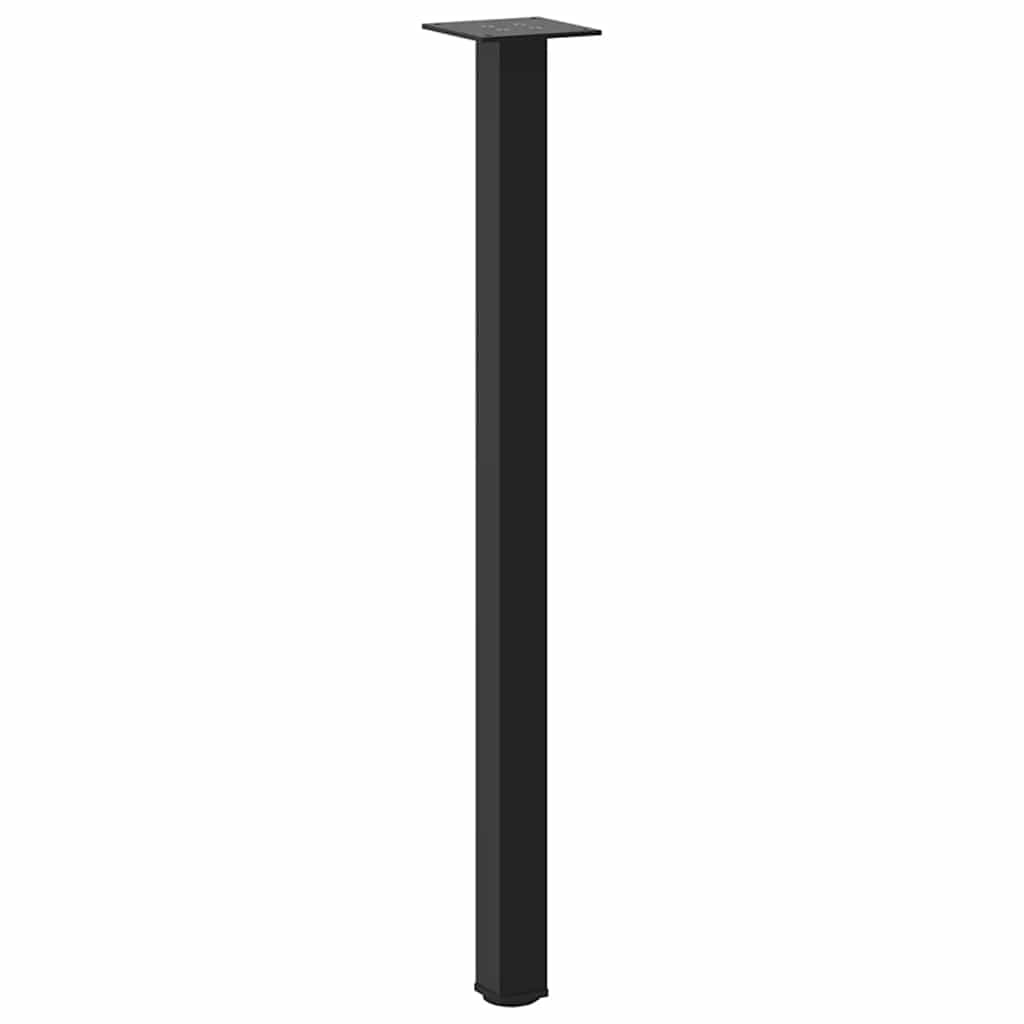 Noge za konzolni stol 4 kom Crne 72-74 cm Čelične