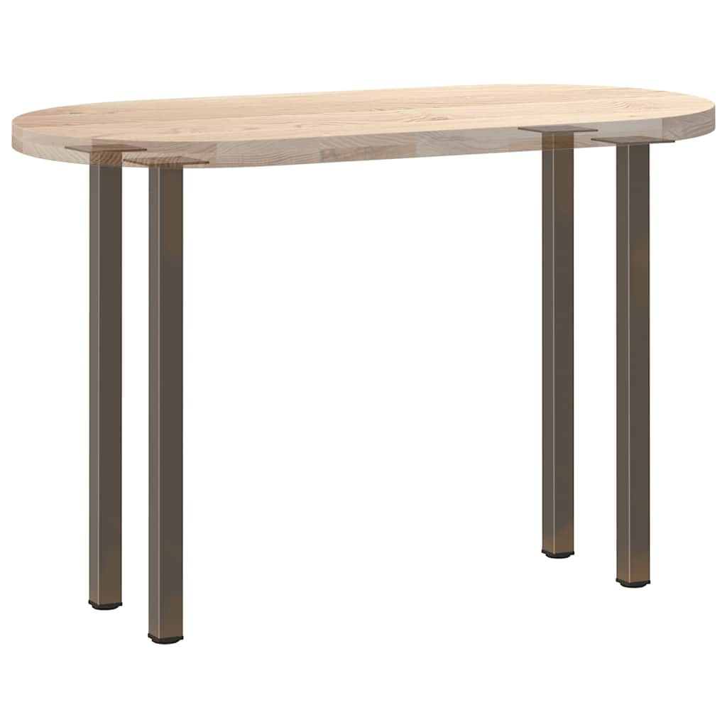Noge za konzolni stol 4 kom. Prirodni čelik 72-74 cm Čelik