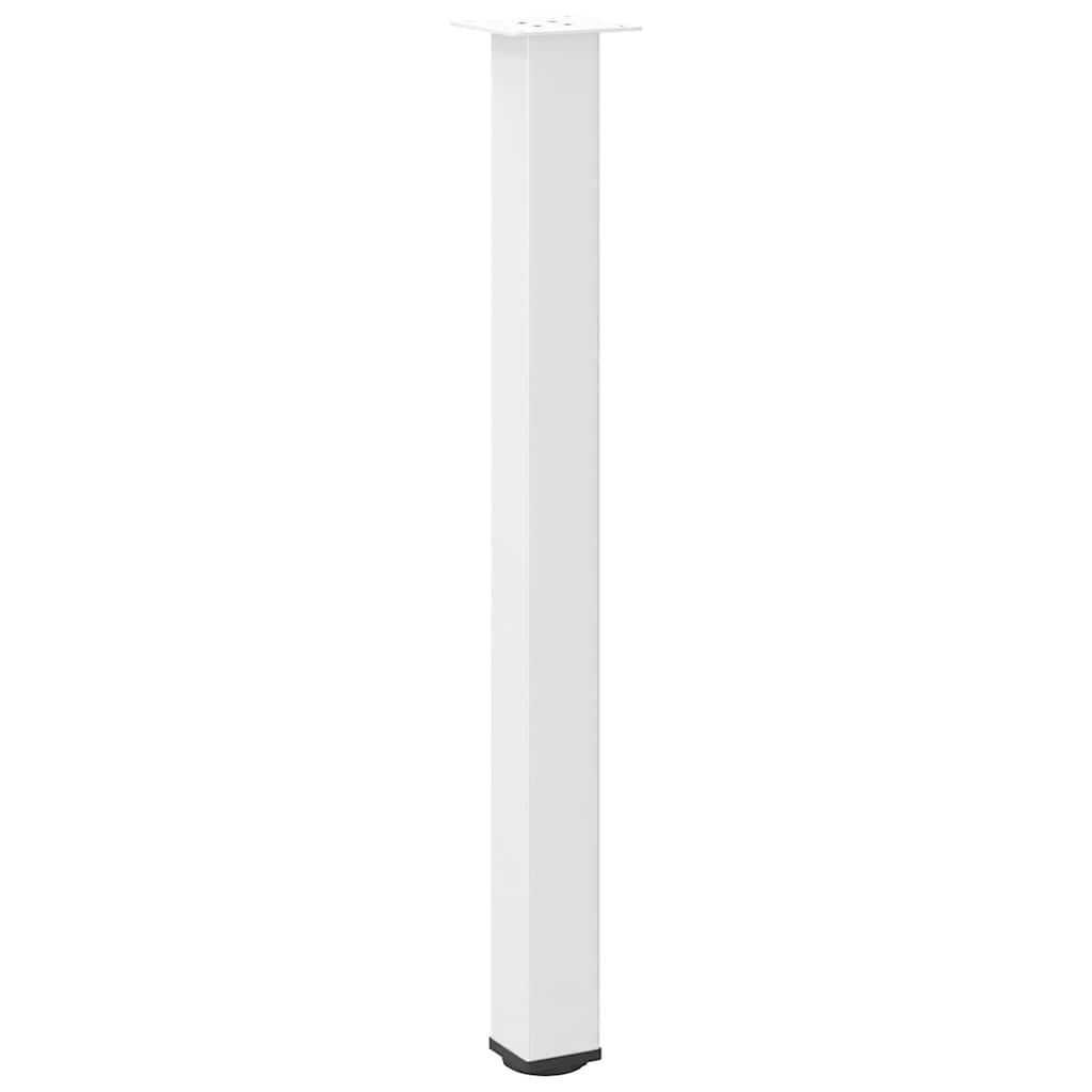 Noge za barski stol 4 kom Bijele 100-102 cm Čelik