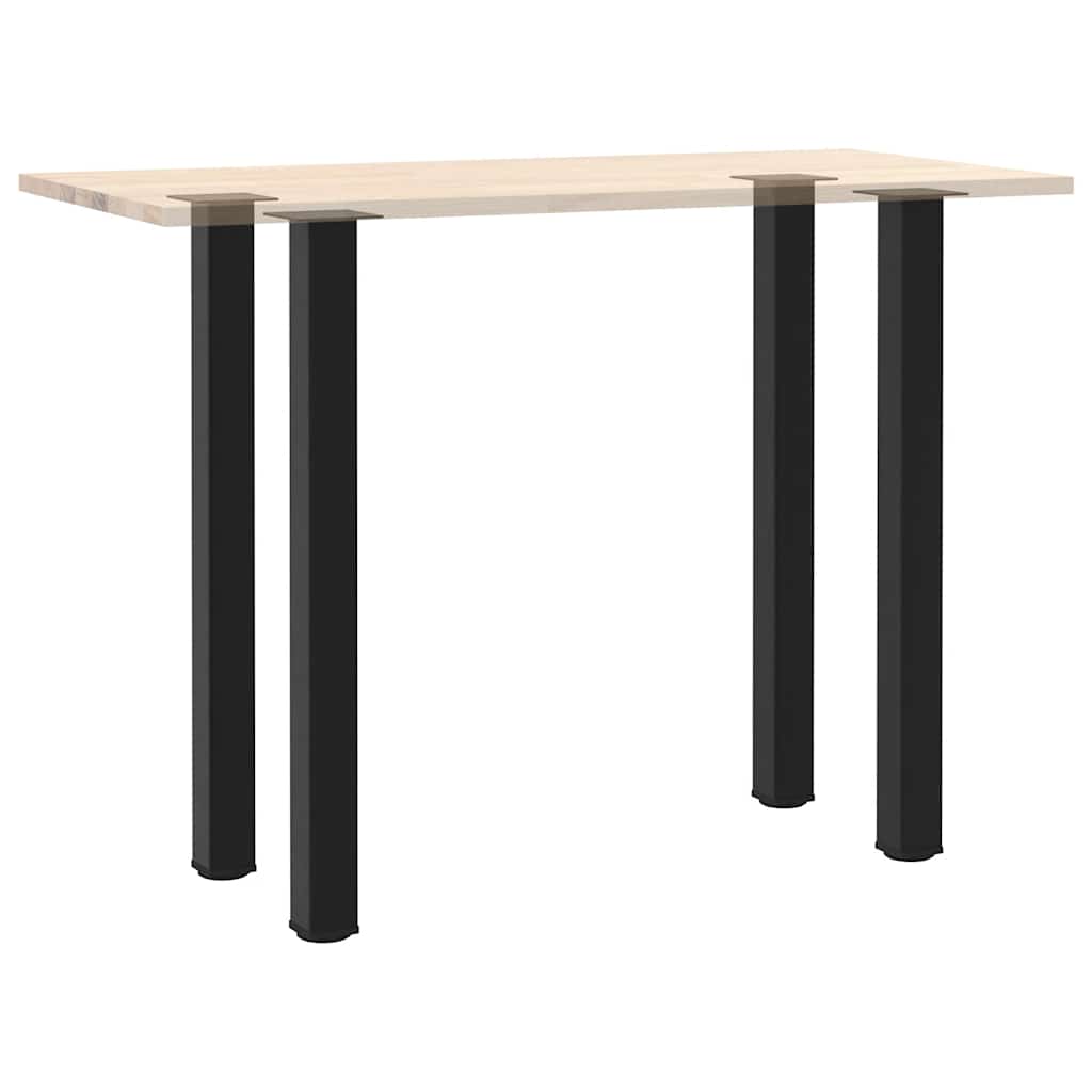 Noge za barski stol 4 kom Crne 110-112 cm Čelične