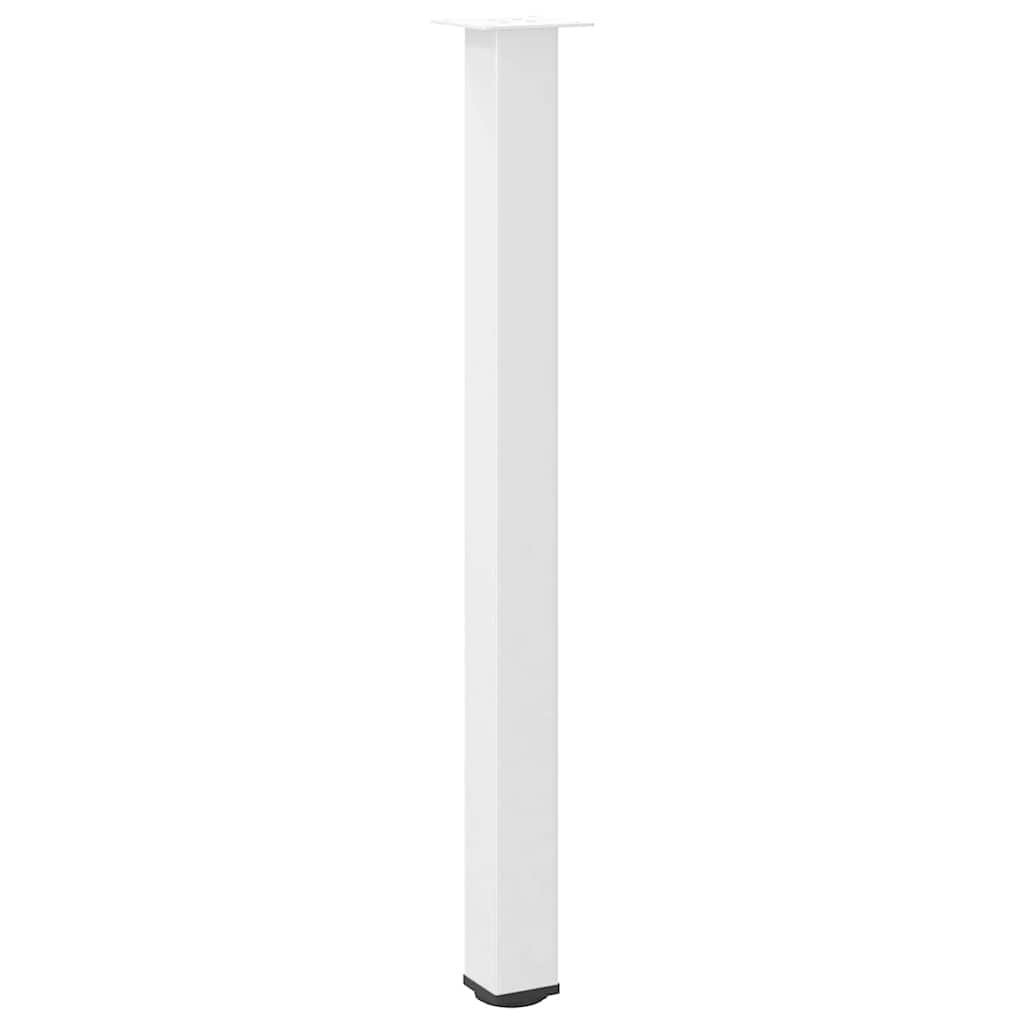 Noge za barski stol 4 kom Bijele 110-112 cm Čelične
