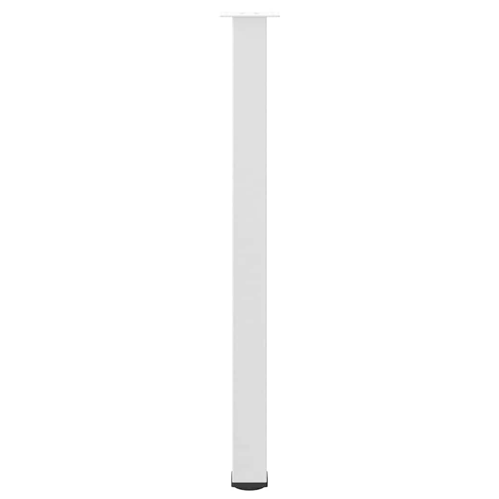 Noge za barski stol 4 kom Bijele 110-112 cm Čelične