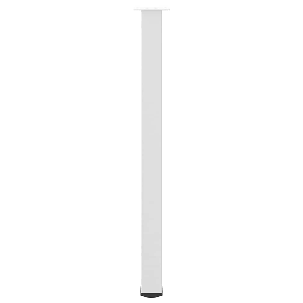 Noge za barski stol 4 kom Bijele 110-112 cm Čelične