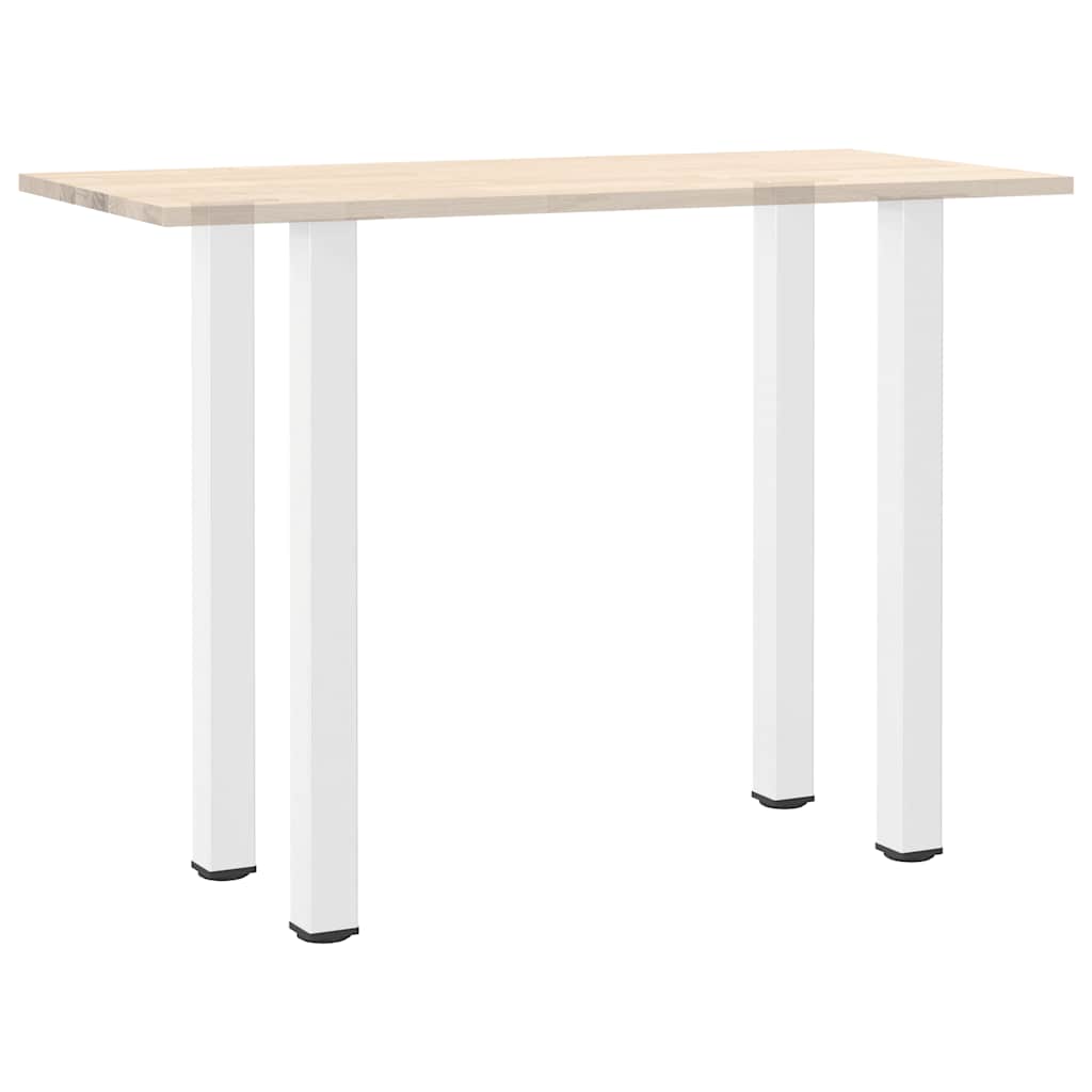 Noge za barski stol 4 kom Bijele 110-112 cm Čelične