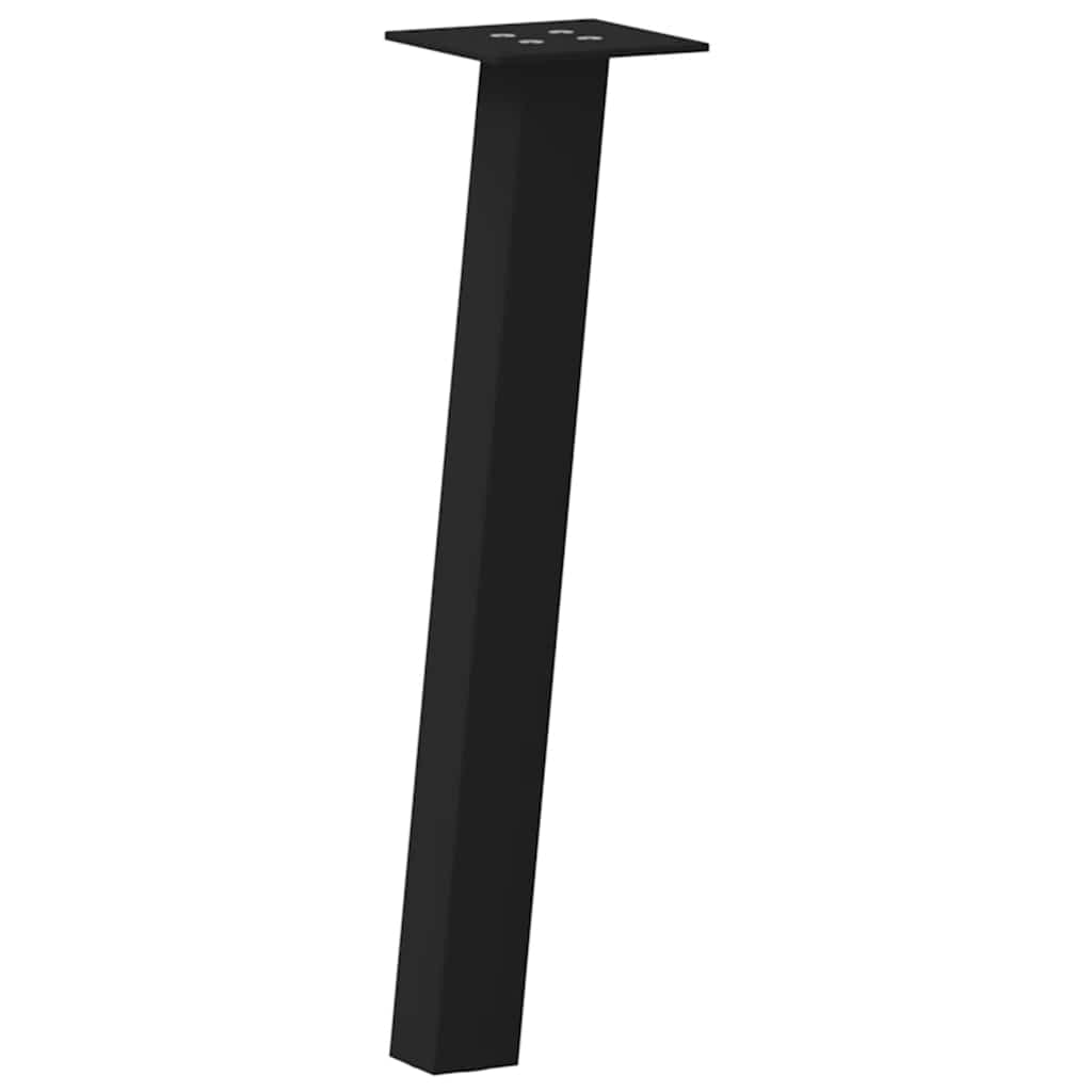 Noge za klub stolić 4 kom. Crne 30 cm Čelik