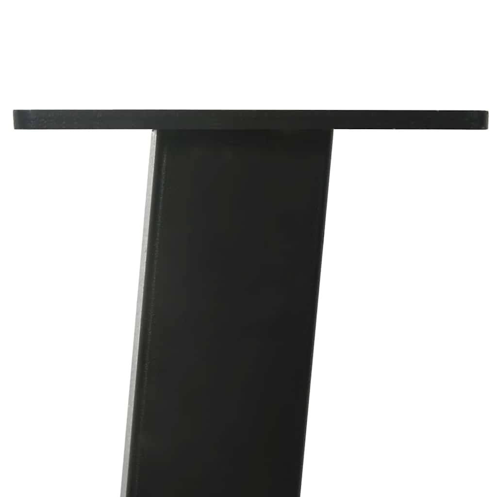 Noge za klub stolić 4 kom. Crne 42 cm Čelik