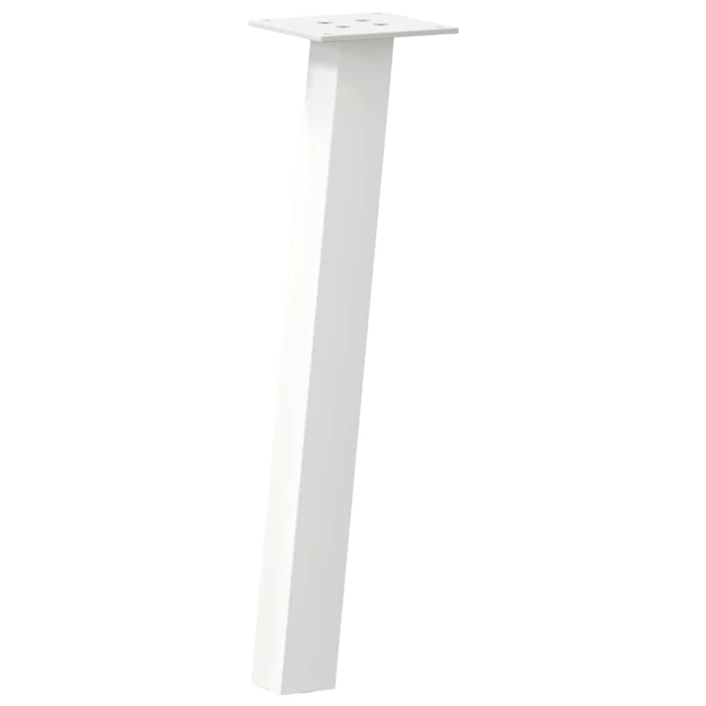 Noge za klub stolić 4 kom Bijele 42 cm Čelik