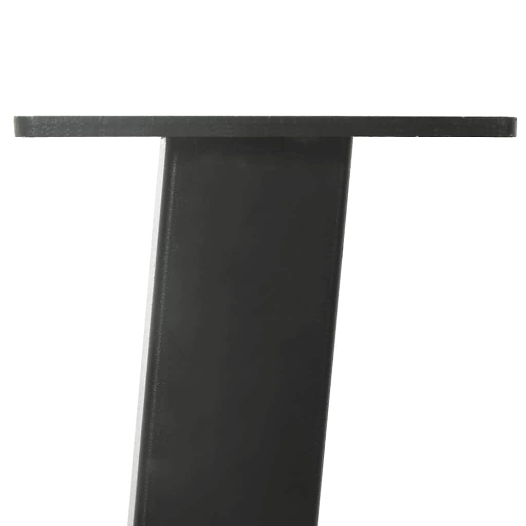 Noge za klub stolić 4 kom antracit 42 cm čelik