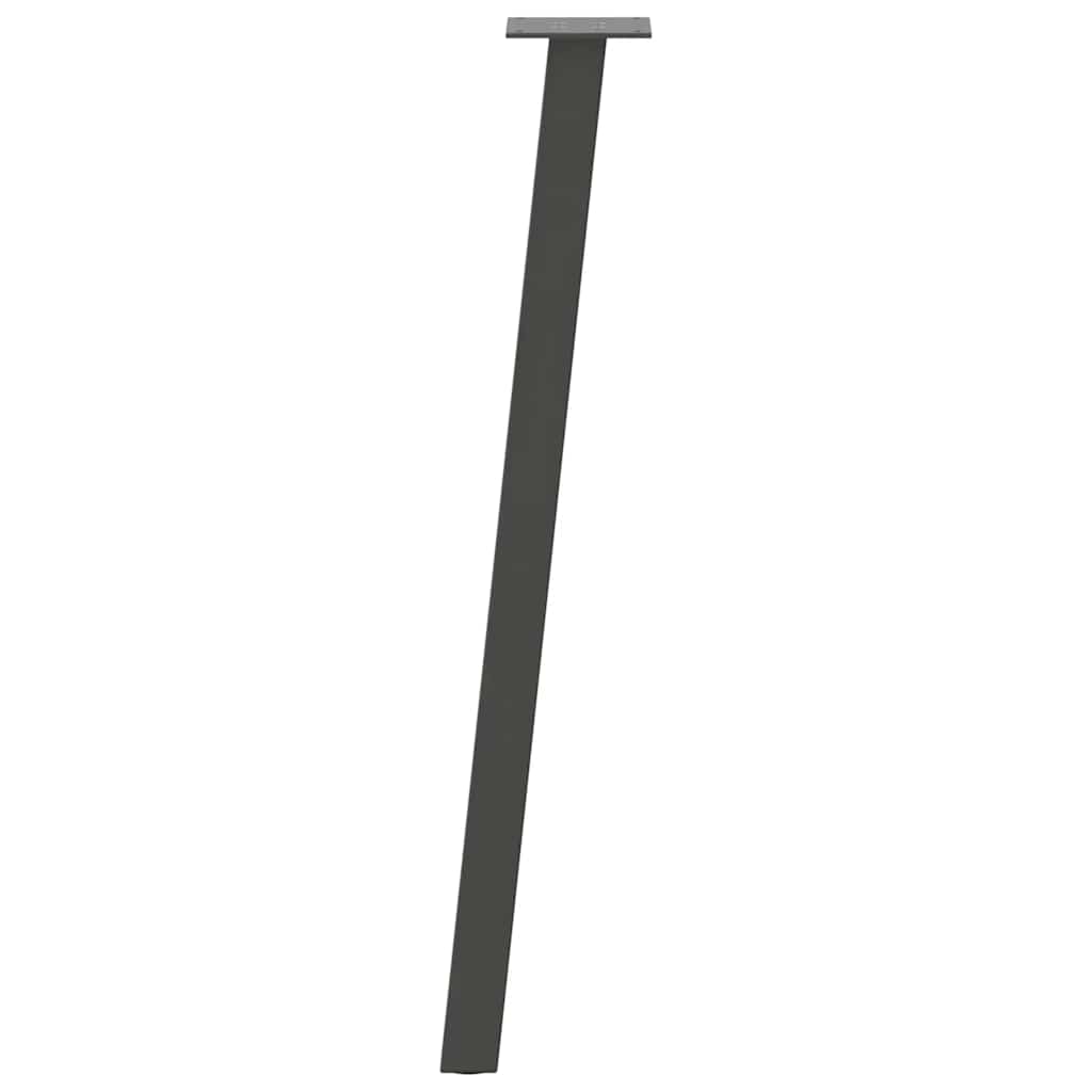 Noge za konzolni stol 4 kom. antracit 72 cm čelik