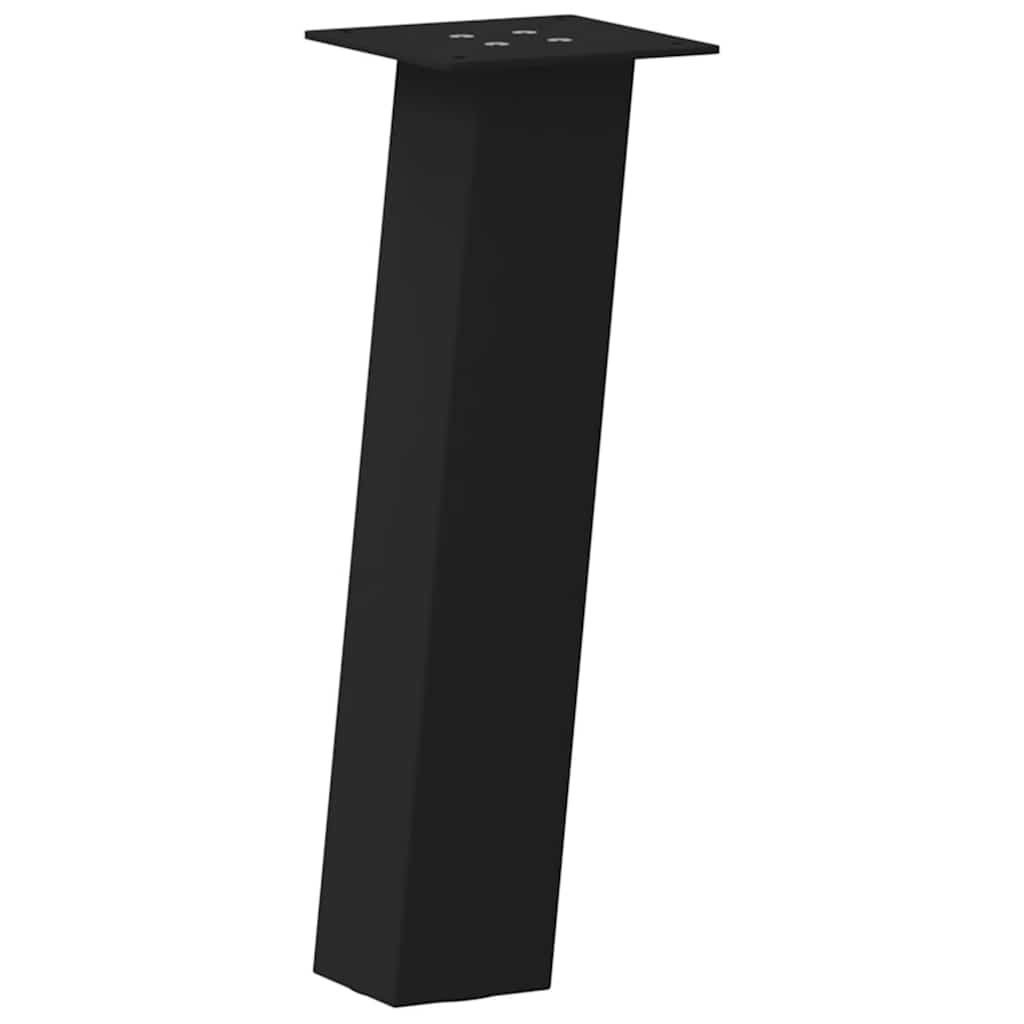 Noge za klub stolić 4 kom. Crne 30 cm Čelik