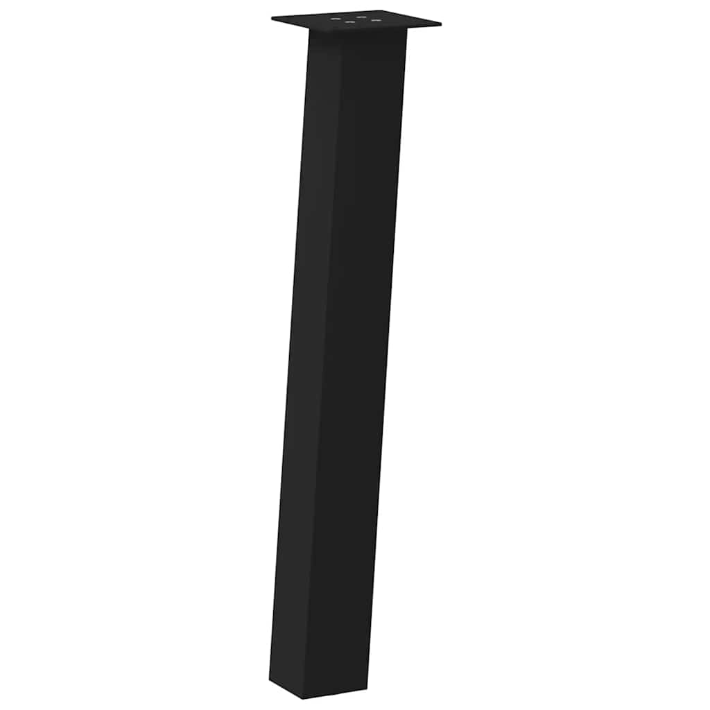 Noge za konzolni stol 4 kom Crne 72 cm Čelične