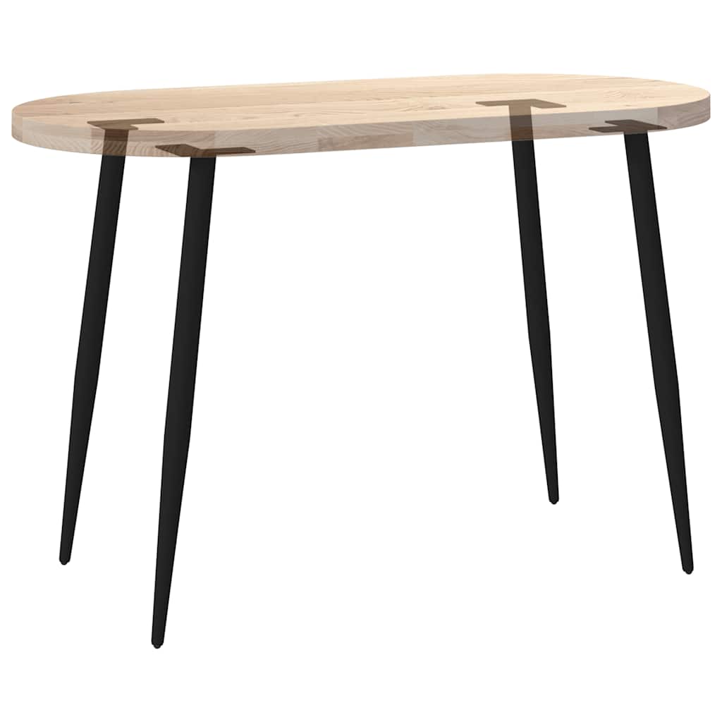 Noge za konzolni stol konusnog oblika 4 kom crne 72-73 cm čelik
