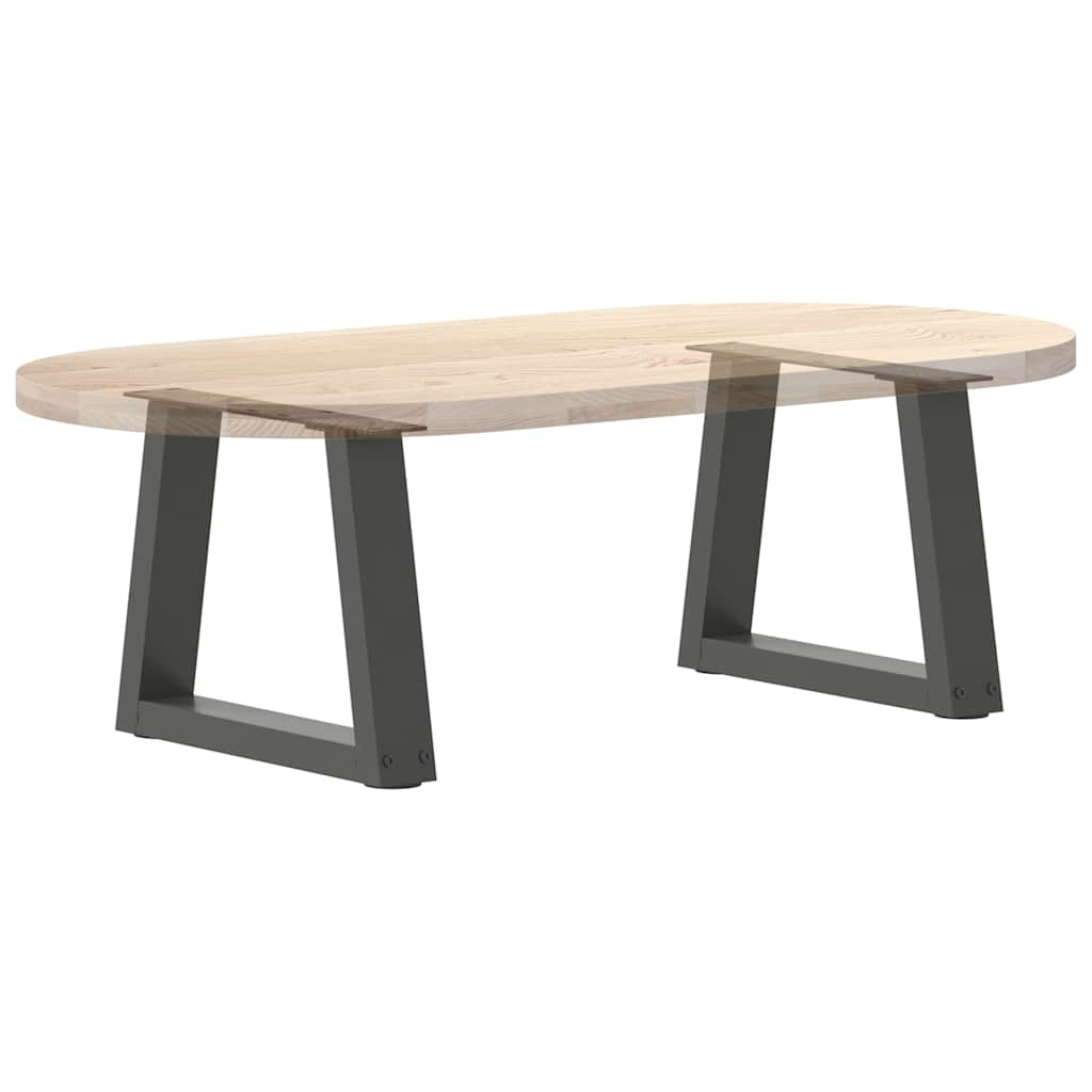 Noge za klub stolić V-oblika 2 kom antracit 30 x (30-31,3) cm čelik