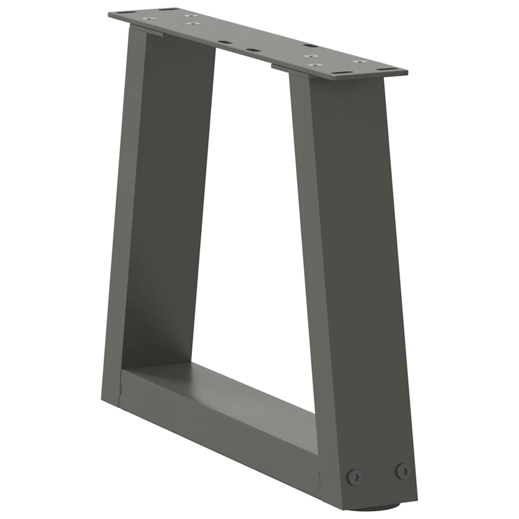 Noge za klub stolić V-oblika 2 kom antracit 40 x (30-31,3) cm čelik
