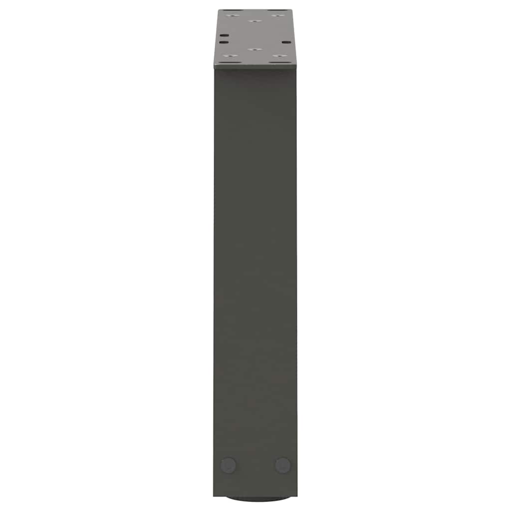 Noge za klub stolić V-oblika 2 kom antracit 40 x (30-31,3) cm čelik