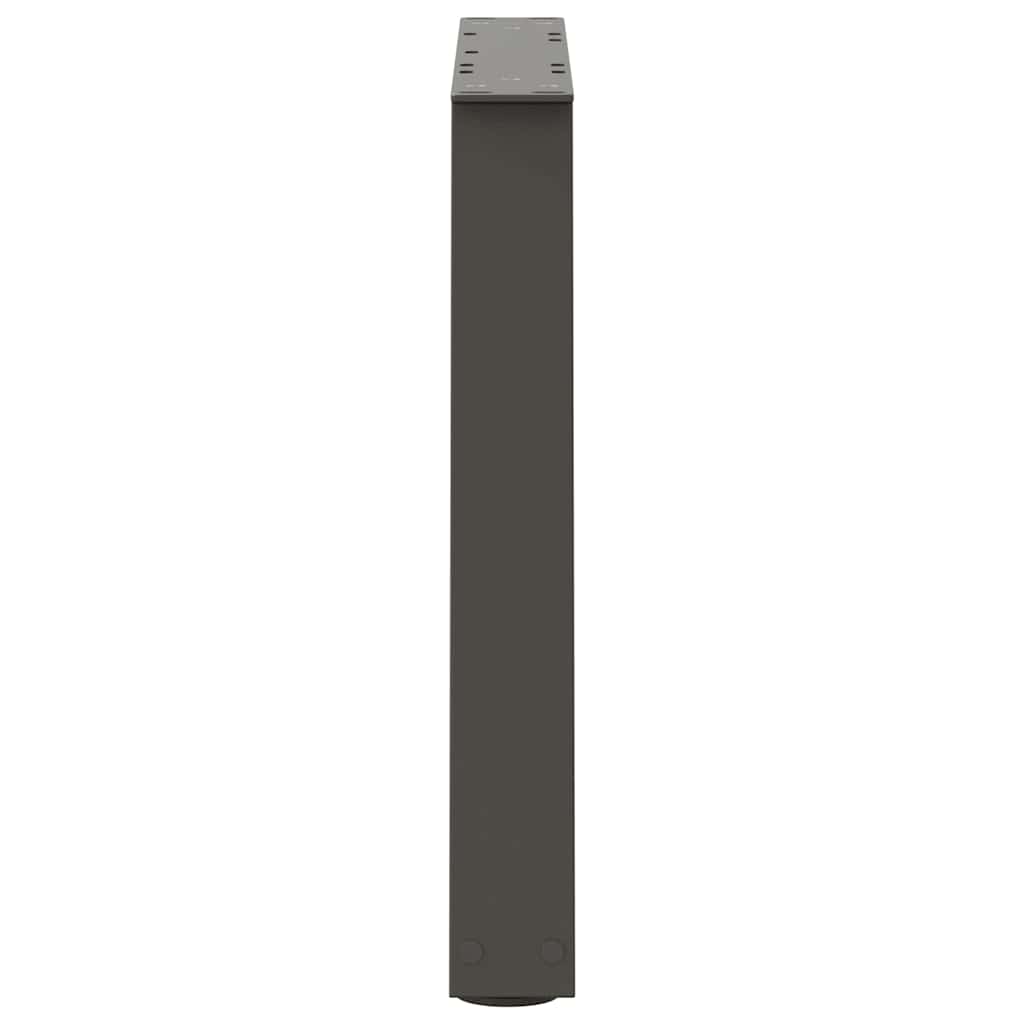Noge za klub stolić V-oblika 2 kom antracit 50 x (42-43,3) cm čelik
