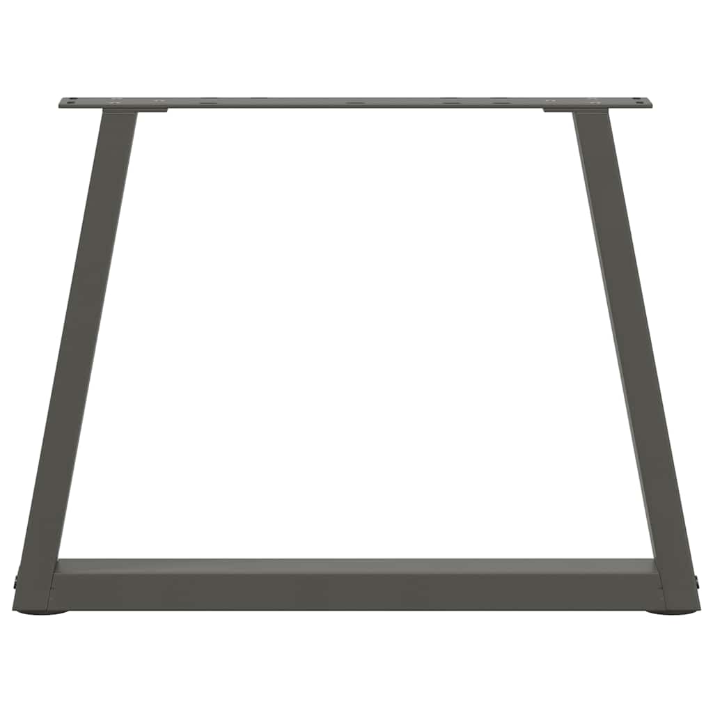 Noge za klub stolić V-oblika 2 kom antracit 70 x (42-43,3) cm čelik