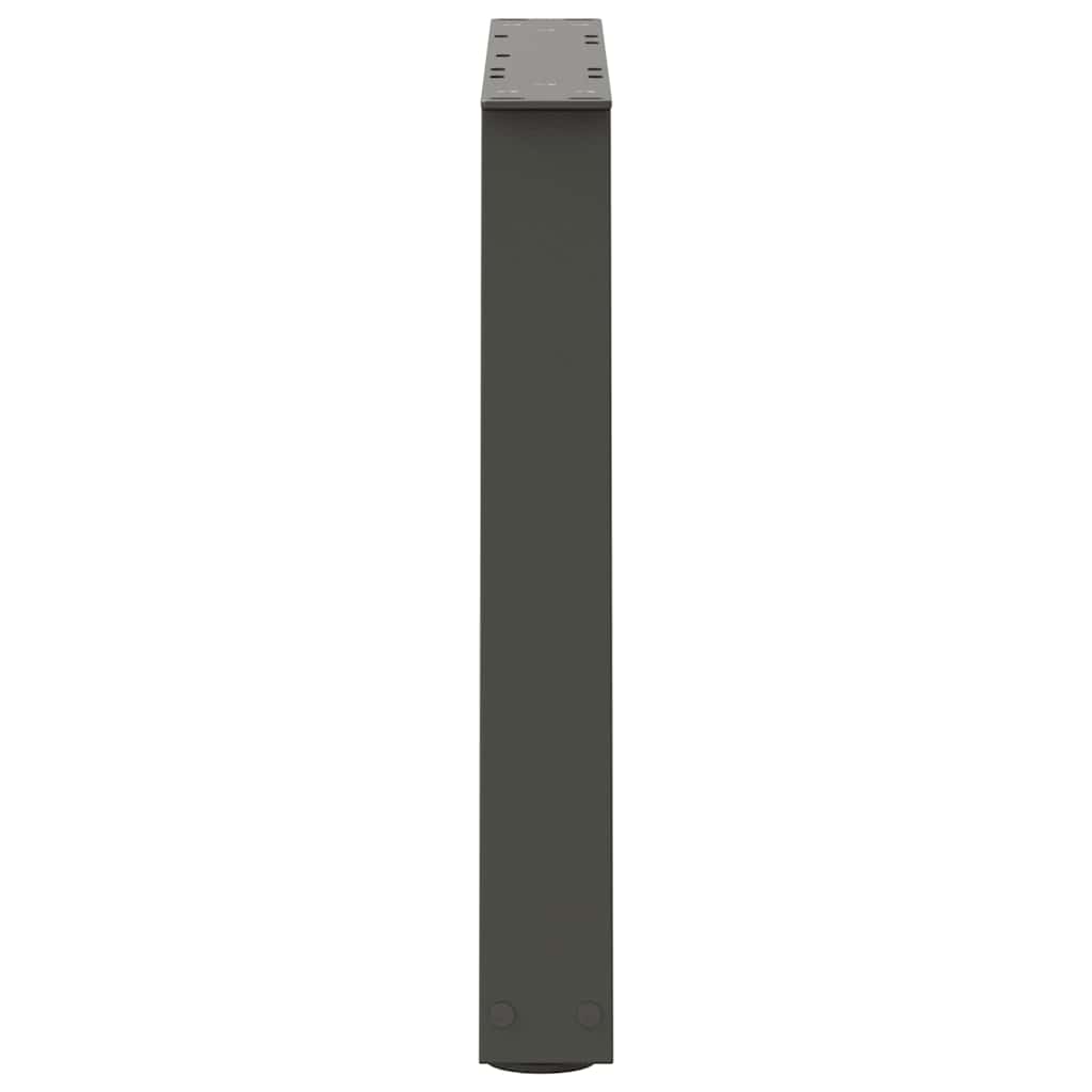 Noge za klub stolić V-oblika 2 kom antracit 70 x (42-43,3) cm čelik