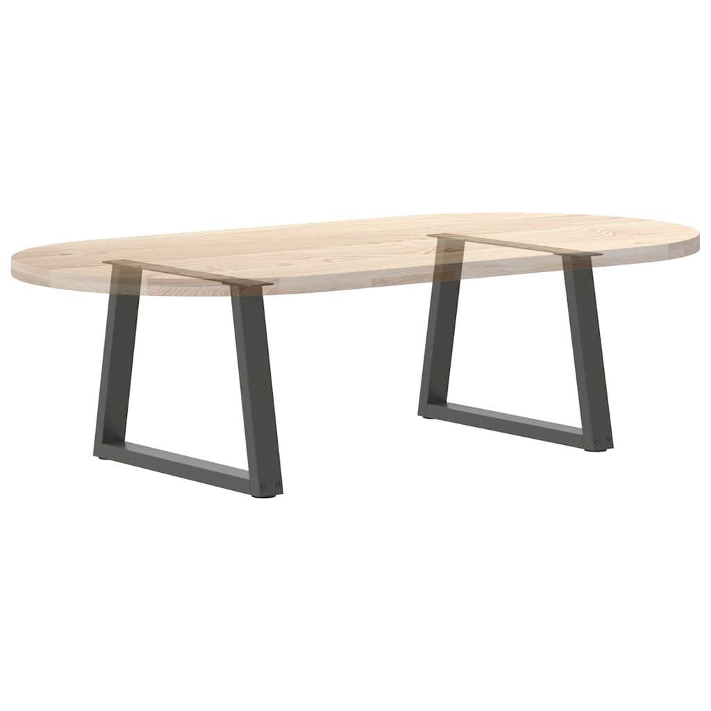 Noge za klub stolić V-oblika 2 kom antracit 70 x (42-43,3) cm čelik